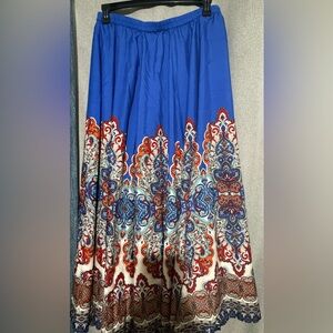 XL Colorful Cupio Long Maxi Skirt
